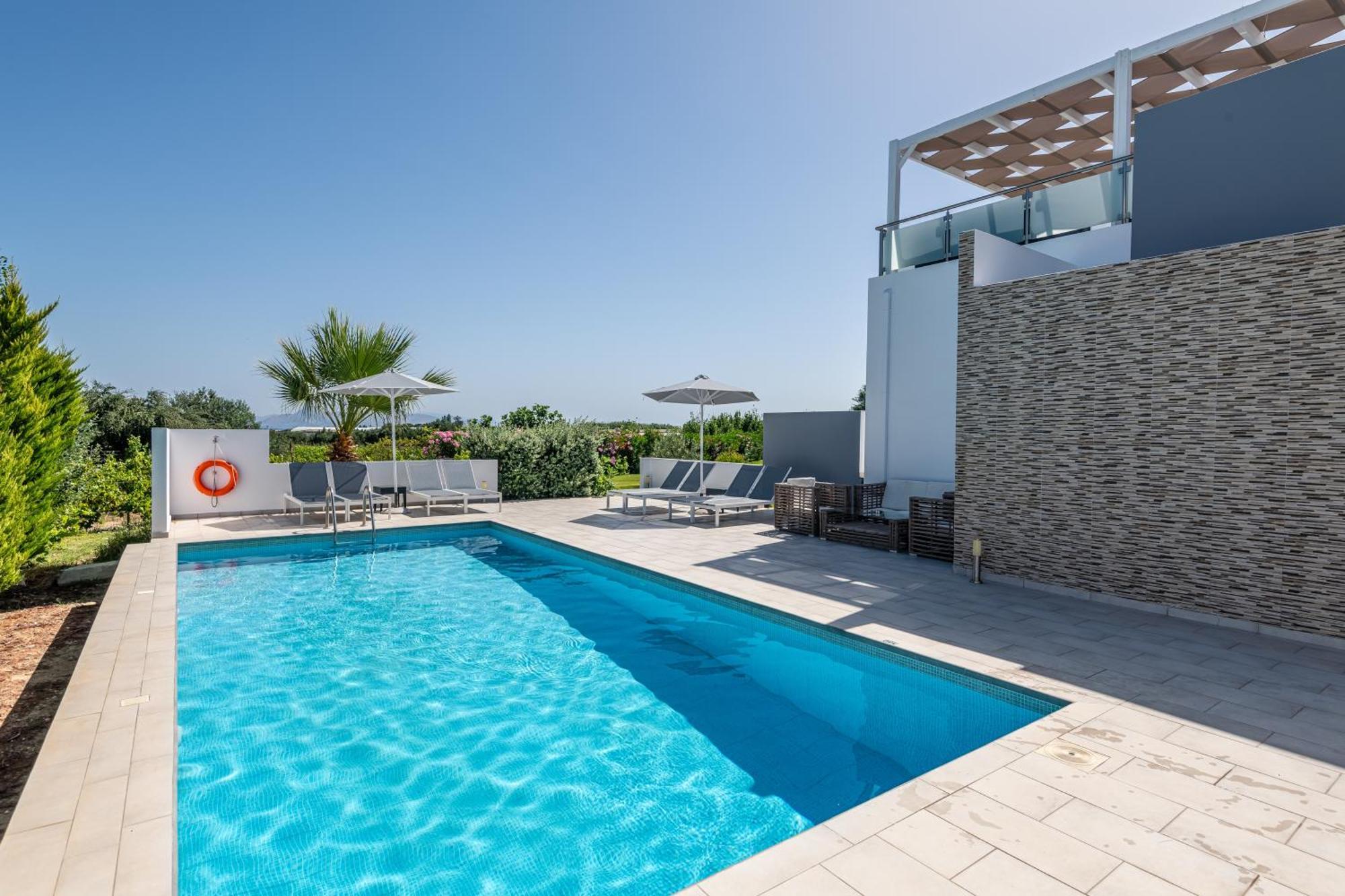 Asteria Pearl Villa 2 With Rooftop Jacuzzi Tigaki エクステリア 写真